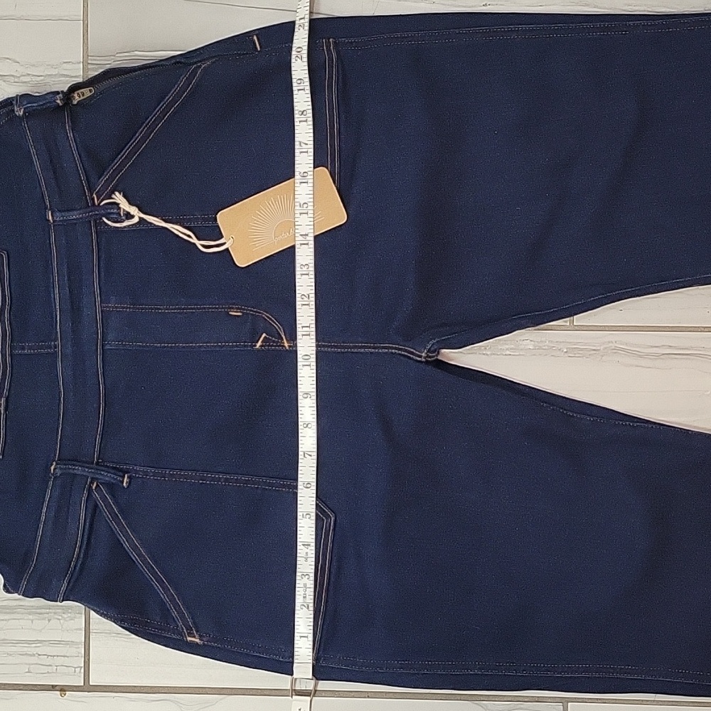 Porter Blue Organic Cotton Bonnie Bibb Classic Blue Denim Overalls - Picture 11 of 13
